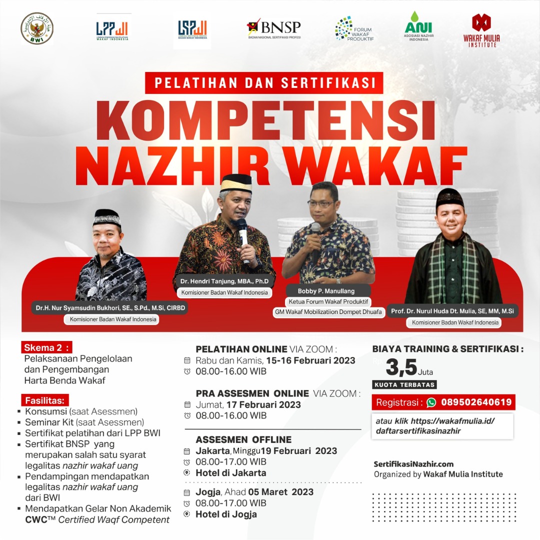 Checkout - Training Dan Sertifikasi Nazhir Wakaf Standar BNSP Oleh LSP ...